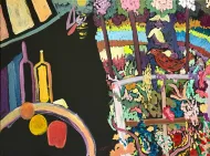 Romance In Venice -A Bird and Splendor on the Trellis-