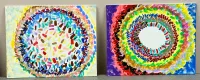 Abstractions -14 Panels-You Create Wall Arrangement